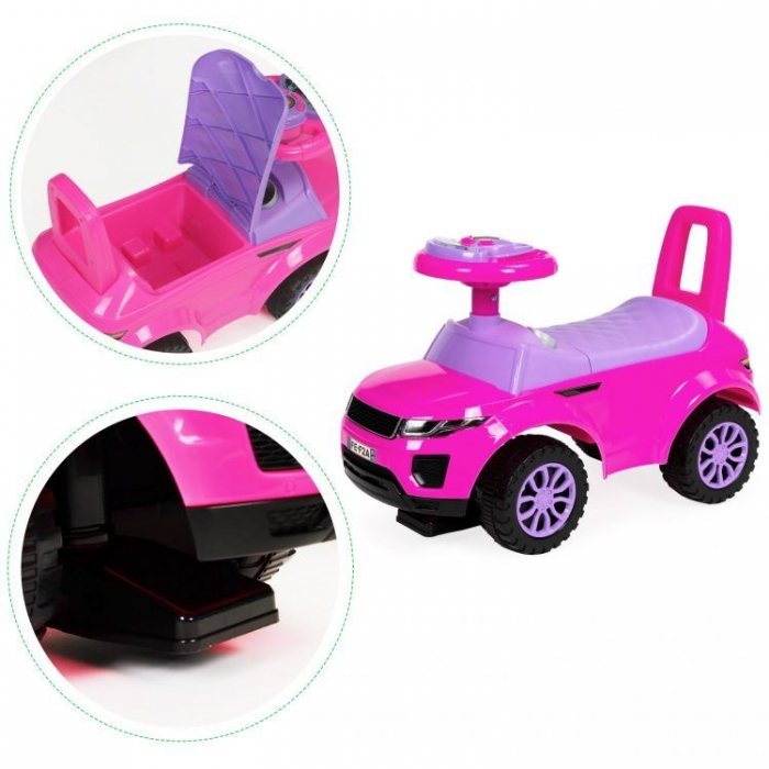Masinuta de impins Ecotoys 613W - Roz [4]