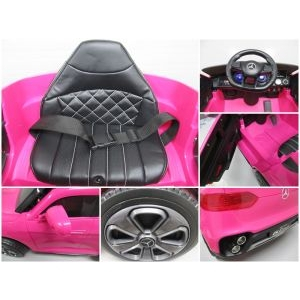 Masinuta electrica cu telecomanda 4 x 4, roti EVA, Mercedes AMG GLC COUPE, varsta 1-4.5 ani, 105x67x46 cm, putere 180W - Roz [7]