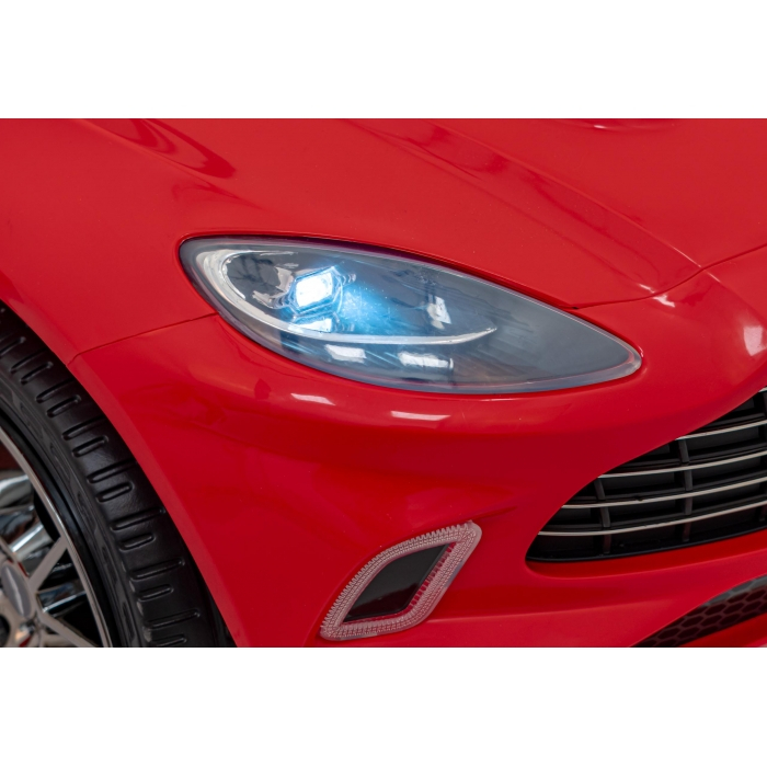 Masinuta electrica cu telecomanda ASTON MARTIN DBX, roti EVA, scaun tapitat, 105x62x48 cm, putere 100W - Rosu [7]