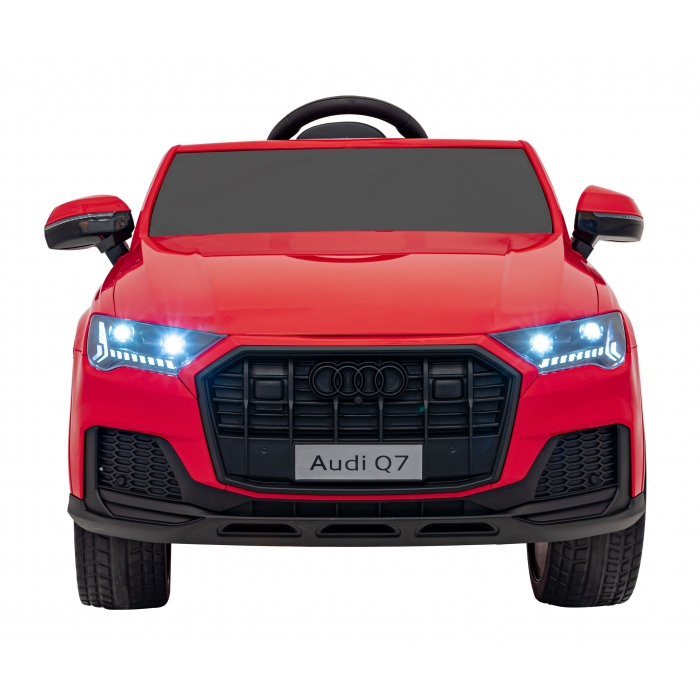 Masinuta electrica cu telecomanda AUDI Q7 NEW LIFT, roti EVA, scaun tapitat, 117x67x54 cm, putere 70W - Rosu [16]