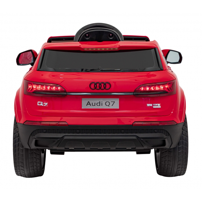 Masinuta electrica cu telecomanda AUDI Q7 NEW LIFT, roti EVA, scaun tapitat, 117x67x54 cm, putere 70W - Rosu [21]