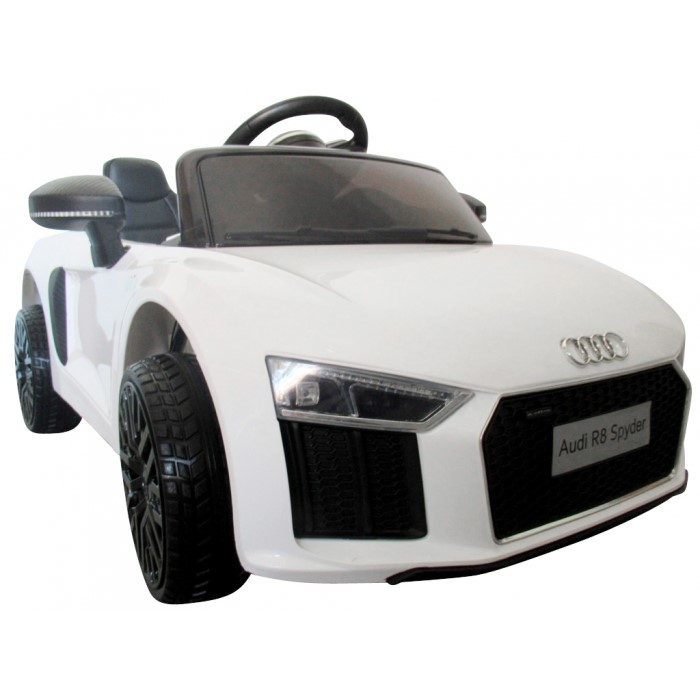 Masinuta electrica cu telecomanda Audi R8 R-Sport - Alb [2]
