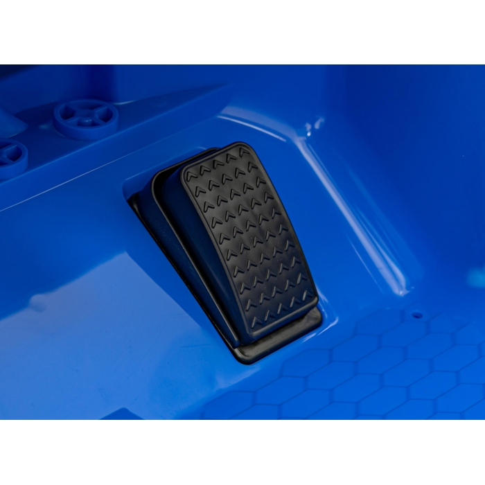 Masinuta electrica cu telecomanda BMW M4, roti EVA, scaun tapitat, 112x71x46 cm, putere 70W - Albastru [9]
