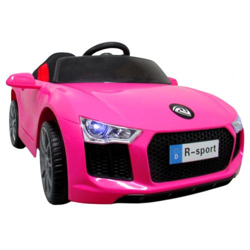 Masinuta electrica cu telecomanda, copii 1-4 ani, scaun din piele, Cabrio B4 628 R-Sport - Roz [2]