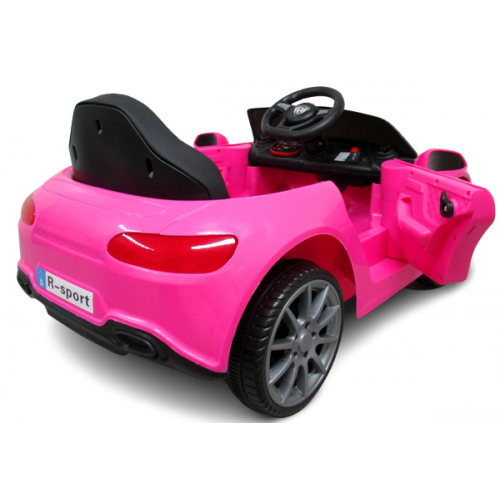 Masinuta electrica cu telecomanda, copii 1-4 ani, scaun din piele, Cabrio B4 628 R-Sport - Roz [4]