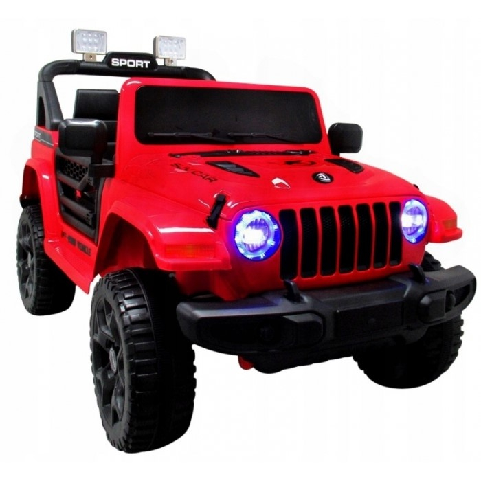 Masinuta electrica cu telecomanda cu baterii si functie de balansare Jeep X10 TS-159 R-Sport - Rosu [2]