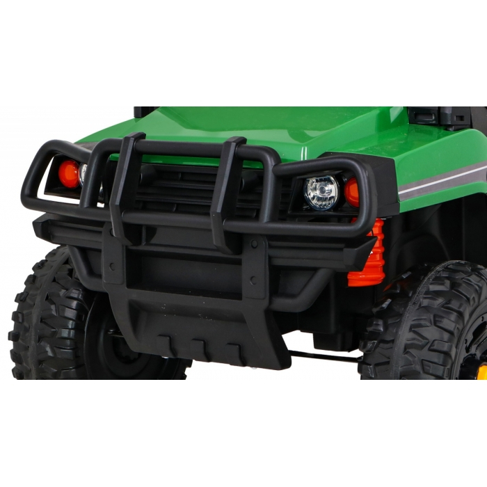 Masinuta electrica cu telecomanda FARMER PICK-UP, roti EVA, scaun tapitat, 116x66x65 cm, putere 70W - Verde [10]