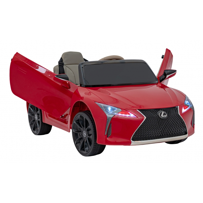 Masinuta electrica cu telecomanda LEXUS LC500, roti EVA, scaun tapitat, 108x60x43 cm, putere 70W - Rosu [7]