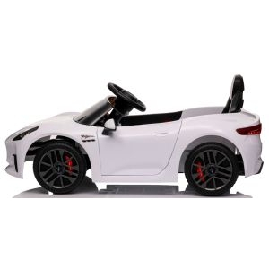 Masinuta electrica cu telecomanda MASERATI GranTurismo, 99x59.5x44 cm, varsta 1-4 ani, roti EVA, scaun din piele ECO, putere 90W - Alb [4]