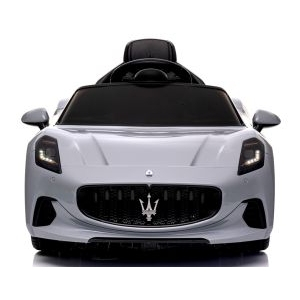 Masinuta electrica cu telecomanda MASERATI GranTurismo, 99x59.5x44 cm, varsta 1-4 ani, roti EVA, scaun din piele ECO, putere 90W - Gri [2]