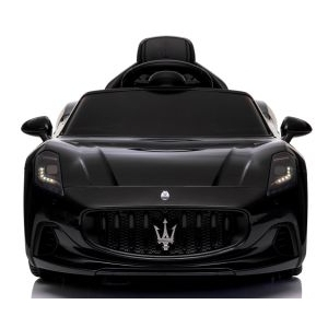 Masinuta electrica cu telecomanda MASERATI GranTurismo, 99x59.5x44 cm, varsta 1-4 ani, roti EVA, scaun din piele ECO, putere 90W - Negru [2]