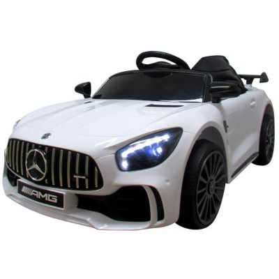 Masinuta electrica cu telecomanda Mercedes AMG GTR-S R-Sport - Alb [2]