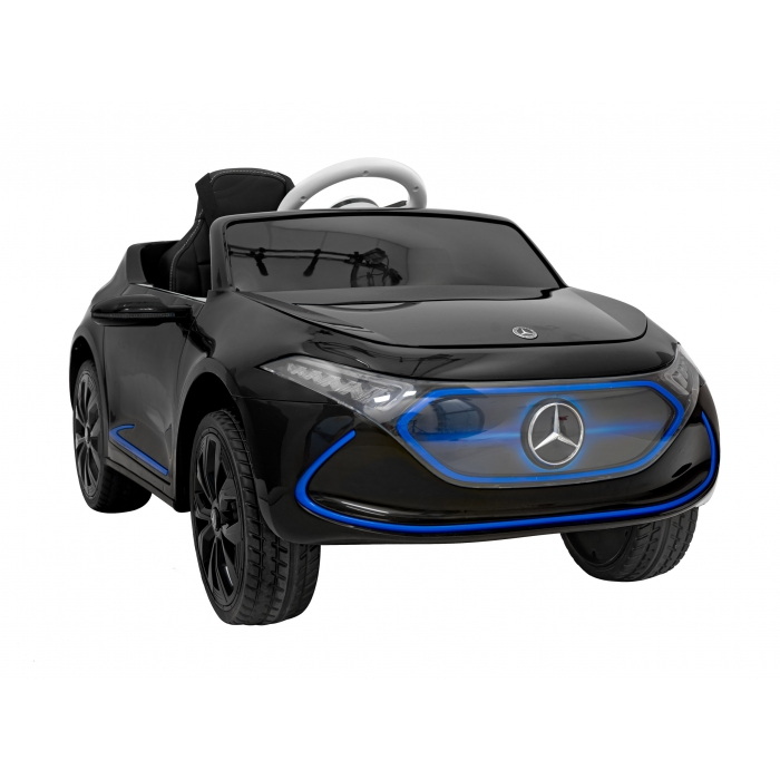 Masinuta electrica cu telecomanda MERCEDES BENZ AMG EQA, roti EVA, scaun tapitat, 101x69x53 cm, putere 70W - Negru [5]