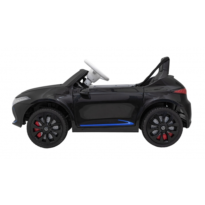 Masinuta electrica cu telecomanda MERCEDES BENZ AMG EQA, roti EVA, scaun tapitat, 101x69x53 cm, putere 70W - Negru [15]