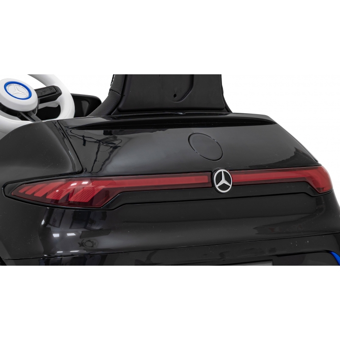 Masinuta electrica cu telecomanda MERCEDES BENZ AMG EQA, roti EVA, scaun tapitat, 101x69x53 cm, putere 70W - Negru [2]