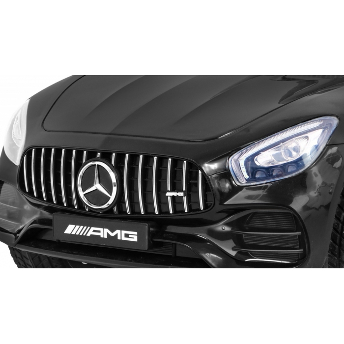 Masinuta electrica cu telecomanda MERCEDES BENZ GT, roti EVA, scaun tapitat, 108x68x48 cm, putere 70W - Negru [9]