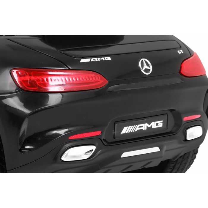 Masinuta electrica cu telecomanda MERCEDES BENZ GT, roti EVA, scaun tapitat, 108x68x48 cm, putere 70W - Negru [10]