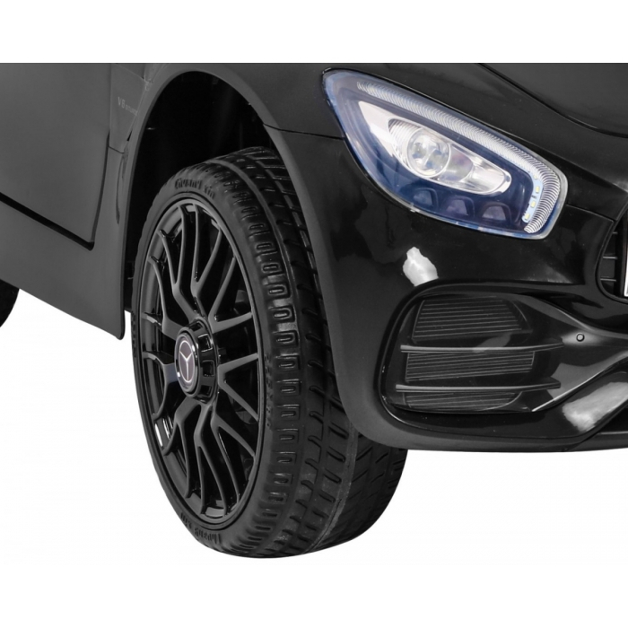 Masinuta electrica cu telecomanda MERCEDES BENZ GT, roti EVA, scaun tapitat, 108x68x48 cm, putere 70W - Negru [11]
