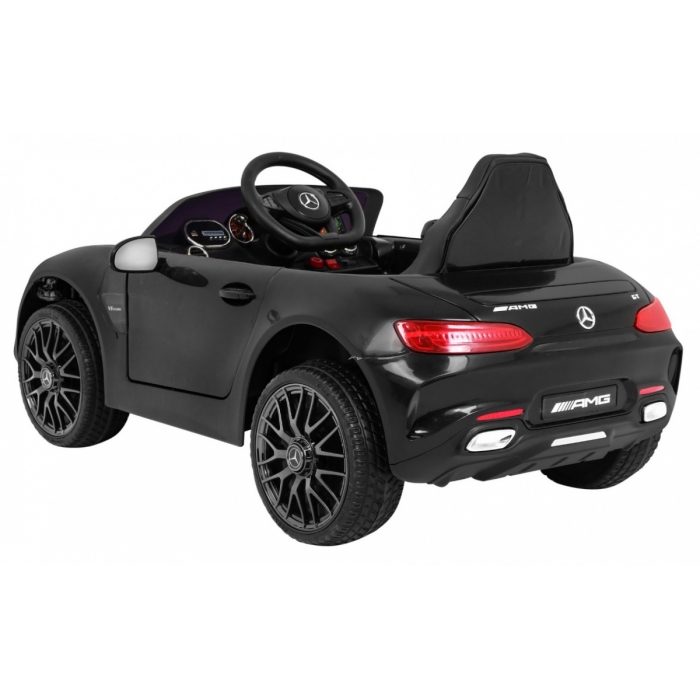 Masinuta electrica cu telecomanda MERCEDES BENZ GT, roti EVA, scaun tapitat, 108x68x48 cm, putere 70W - Negru [5]