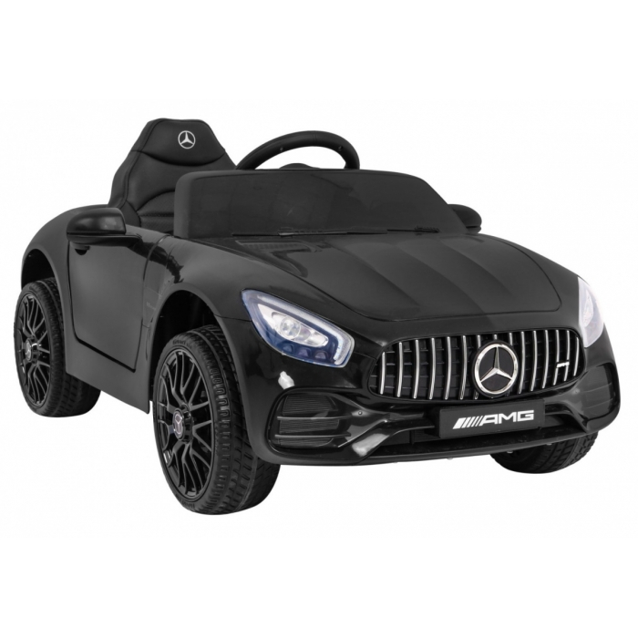 Masinuta electrica cu telecomanda MERCEDES BENZ GT, roti EVA, scaun tapitat, 108x68x48 cm, putere 70W - Negru [8]