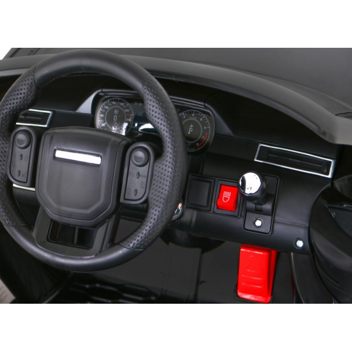 Masinuta electrica cu telecomanda RANGE ROVER VELAR, roti EVA, scaun tapitat, 107x64x49 cm, putere 70W - Negru [9]
