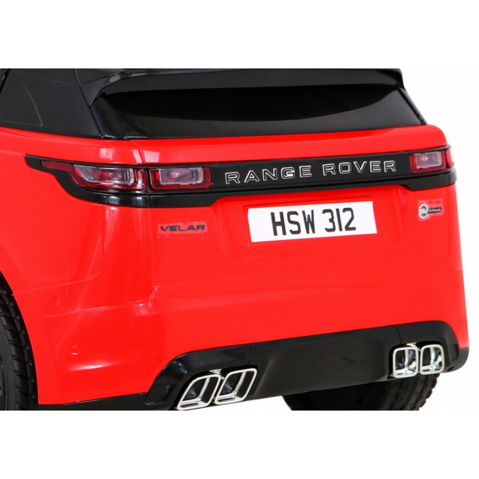 Masinuta electrica cu telecomanda RANGE ROVER VELAR, roti EVA, scaun tapitat, 107x64x49 cm, putere 70W - Rosu [13]