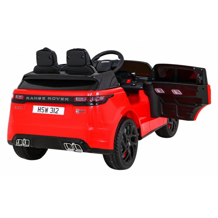 Masinuta electrica cu telecomanda RANGE ROVER VELAR, roti EVA, scaun tapitat, 107x64x49 cm, putere 70W - Rosu [10]