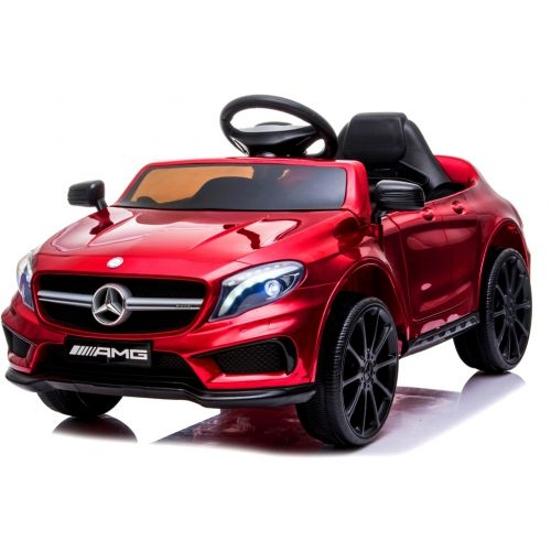 Masinuta electrica cu telecomanda, roti EVA, scaun piele, varsta 1-4 ani, Mercedes GLA45 - Cherry [3]