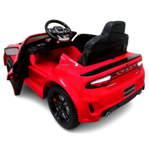 Masinuta electrica cu telecomanda, roti EVA, varsta 1-5 ani, putere 90W, 107x68x53 cm, DODGE SRT R-Sport - Rosu [4]