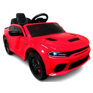 Masinuta electrica cu telecomanda, roti EVA, varsta 1-5 ani, putere 90W, 107x68x53 cm, DODGE SRT R-Sport - Rosu [3]