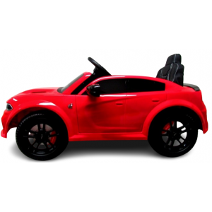 Masinuta electrica cu telecomanda, roti EVA, varsta 1-5 ani, putere 90W, 107x68x53 cm, DODGE SRT R-Sport - Rosu [2]