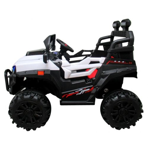 Masinuta electrica cu telecomanda si functie de balansare Buggy X8N, varsta 1-5 ani, putere 70W, roti plastic, R-sport - Alb [2]