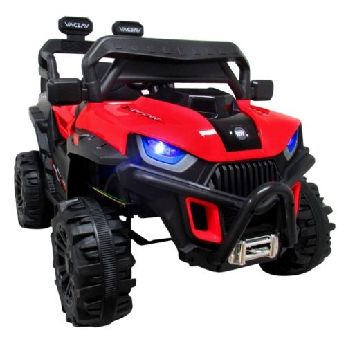 Masinuta electrica cu telecomanda si functie de balansare, Buggy X8N, varsta 1-5 ani, putere 70W, roti plastic, R-sport - Rosu [2]