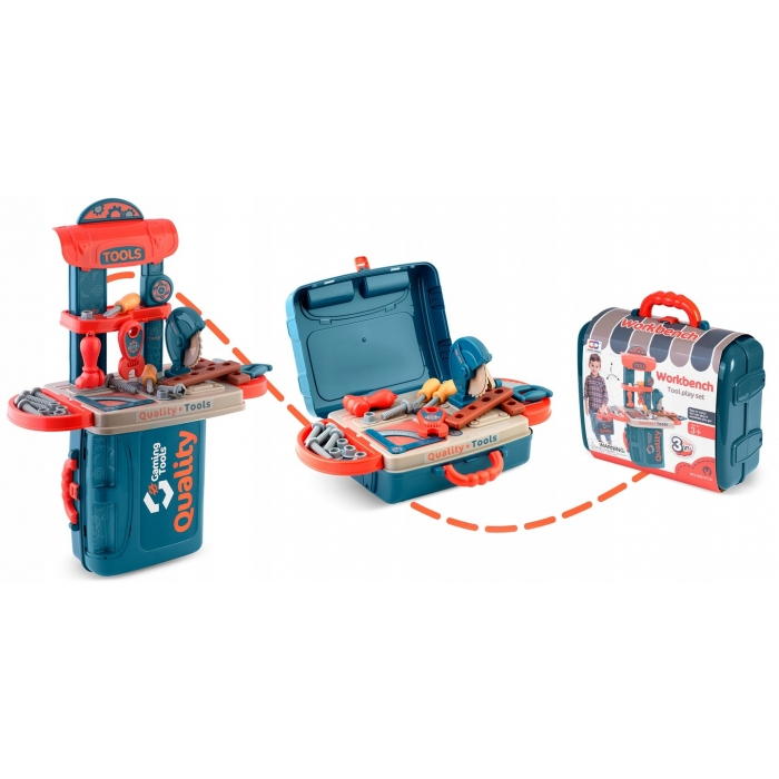 Mini atelier de lucru 3 in 1 cu unelte pentru copii Ricokids 772600 [5]