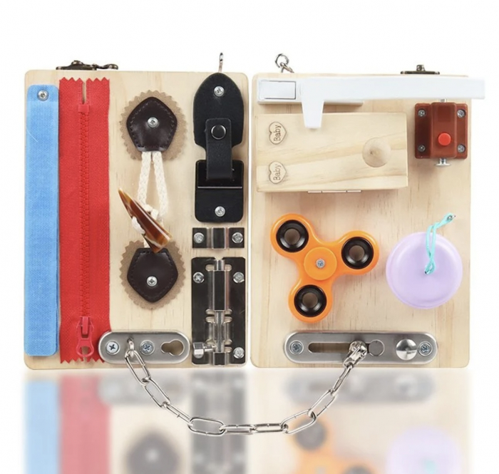Mini Placa activitati Busy Board pliabila [3]