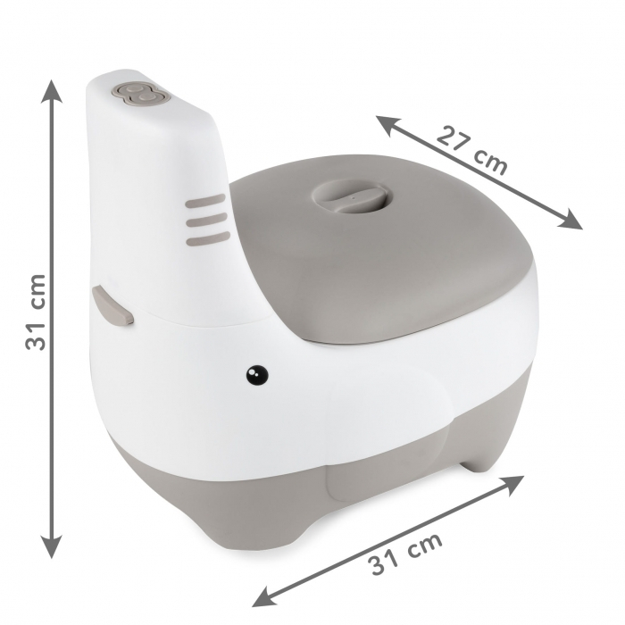 Olita pentru copii cu sunete si insertie detasabila Kidwell FINO - Gray [8]
