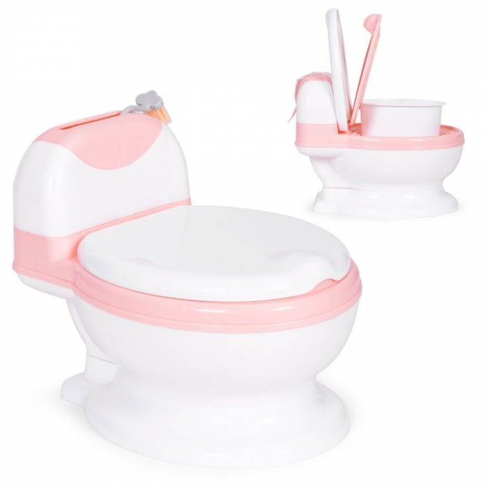 Olita pentru copii, insertie detasabila, perie inclusa Ecotoys HA-P05 - Roz [2]