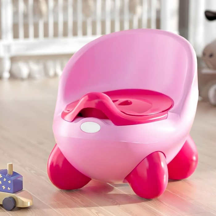 Olita pentru copii, insertie detasabila, picioare antiderapante Ecotoys PP112 - Roz [3]
