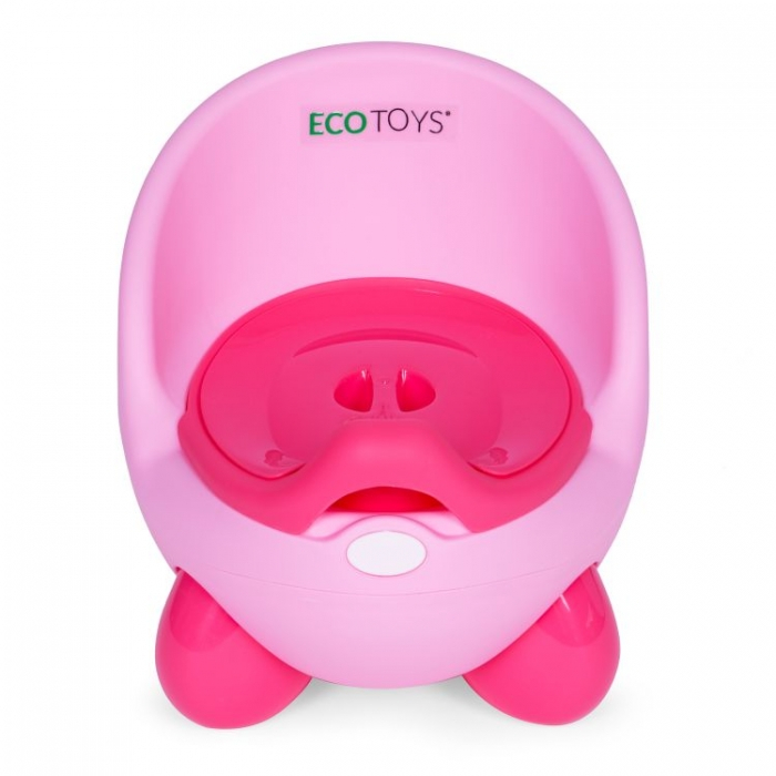 Olita pentru copii, insertie detasabila, picioare antiderapante Ecotoys PP112 - Roz [4]