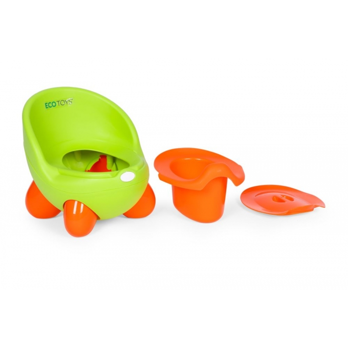 Olita pentru copii, insertie detasabila, picioare antiderapante Ecotoys PP112 - Verde [8]