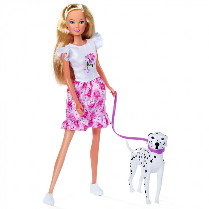 Papusa Simba Steffi Love Cute Walk papusa 29 cm, papusa 12 cm, 2 figurine si accesorii [2]