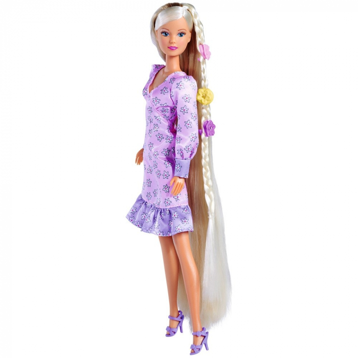 Papusa Simba Steffi Love Flower Hair 29 cm cu accesorii [4]