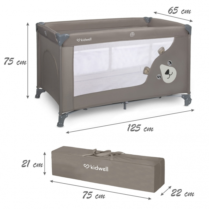 Patut pliabil Kidwell BLISSY DUO - Beige [10]