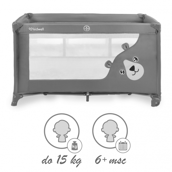 Patut pliabil Kidwell BLISSY DUO - Gray [4]