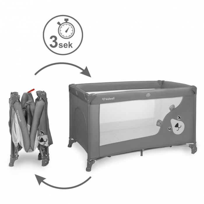 Patut pliabil Kidwell BLISSY DUO - Gray [3]
