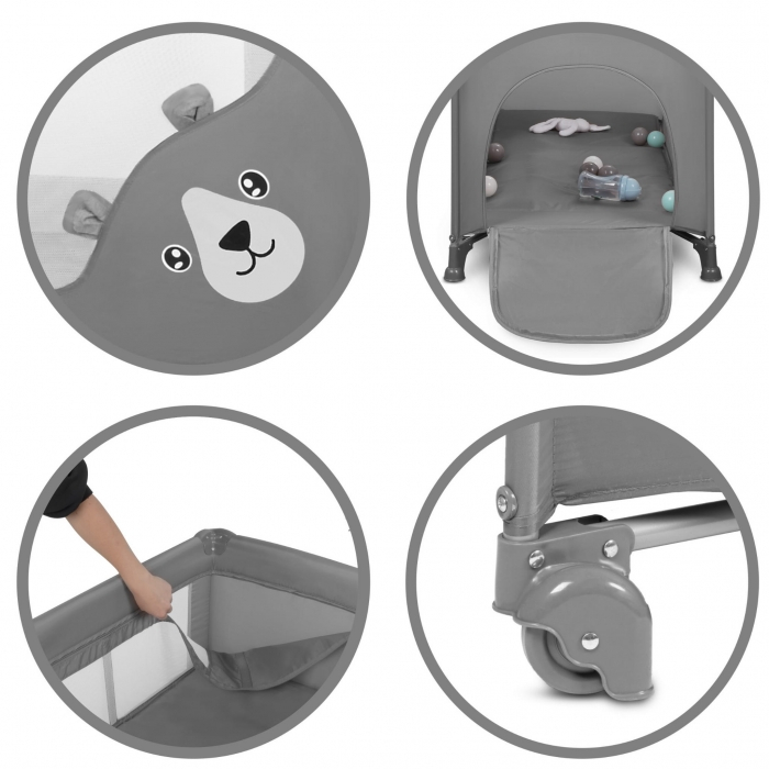 Patut pliabil Kidwell BLISSY DUO - Gray [7]