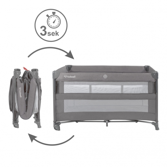 Patut pliabil Kidwell BLISSY LIFT - Gray [9]