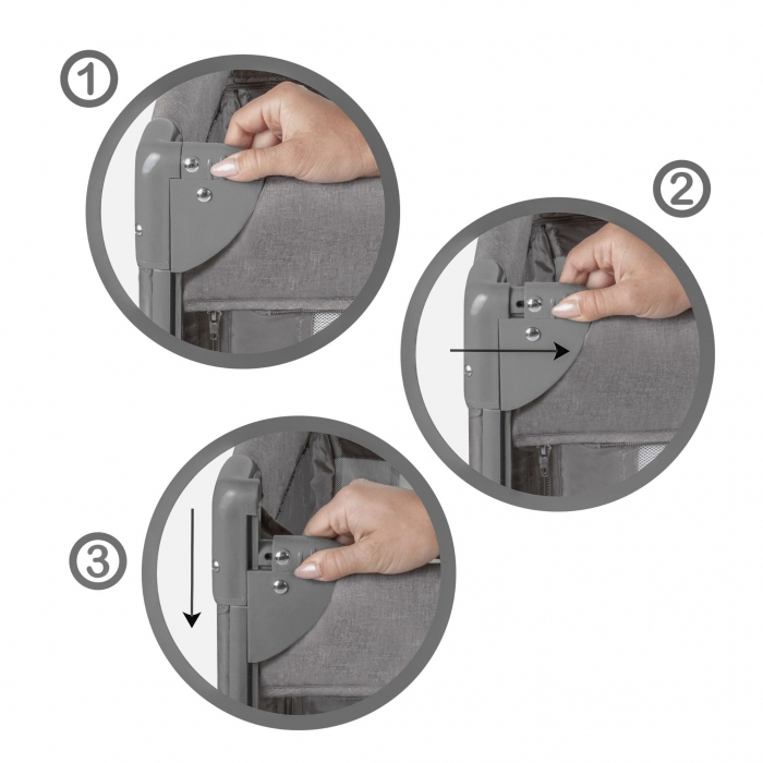 Patut pliabil Kidwell BLISSY LIFT - Gray [7]