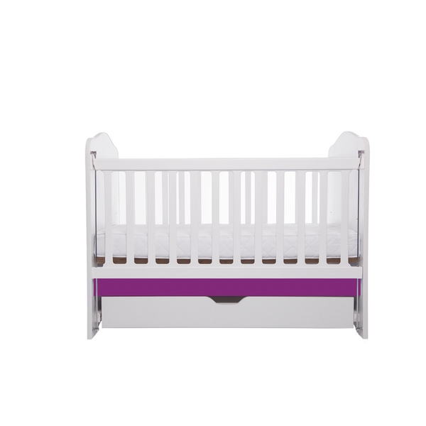 Patut VESSANTI Como culisant cu sertar - Alb cu Violet [3]