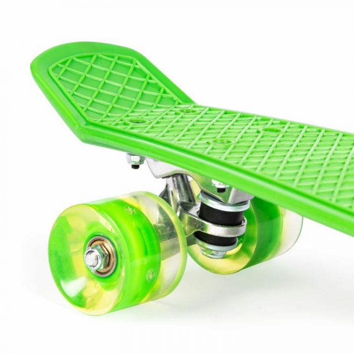 Penny board pentru copii cu lumini LED - Verde [8]